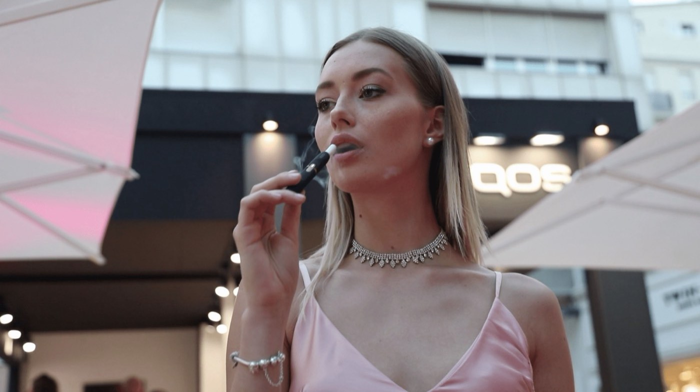 Ospite a un evento IQOS